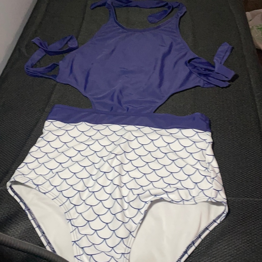 Open Back One Piece Swimsuit